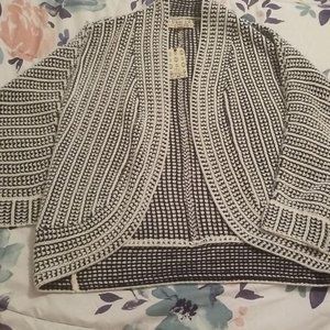 NWT Pink Republic Open Front Cardigan Sz L